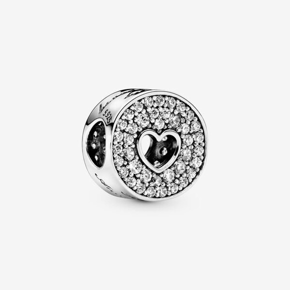 Pandora Pave Anniversary Charm (Happy Anniversary) - Picture 1 of 7